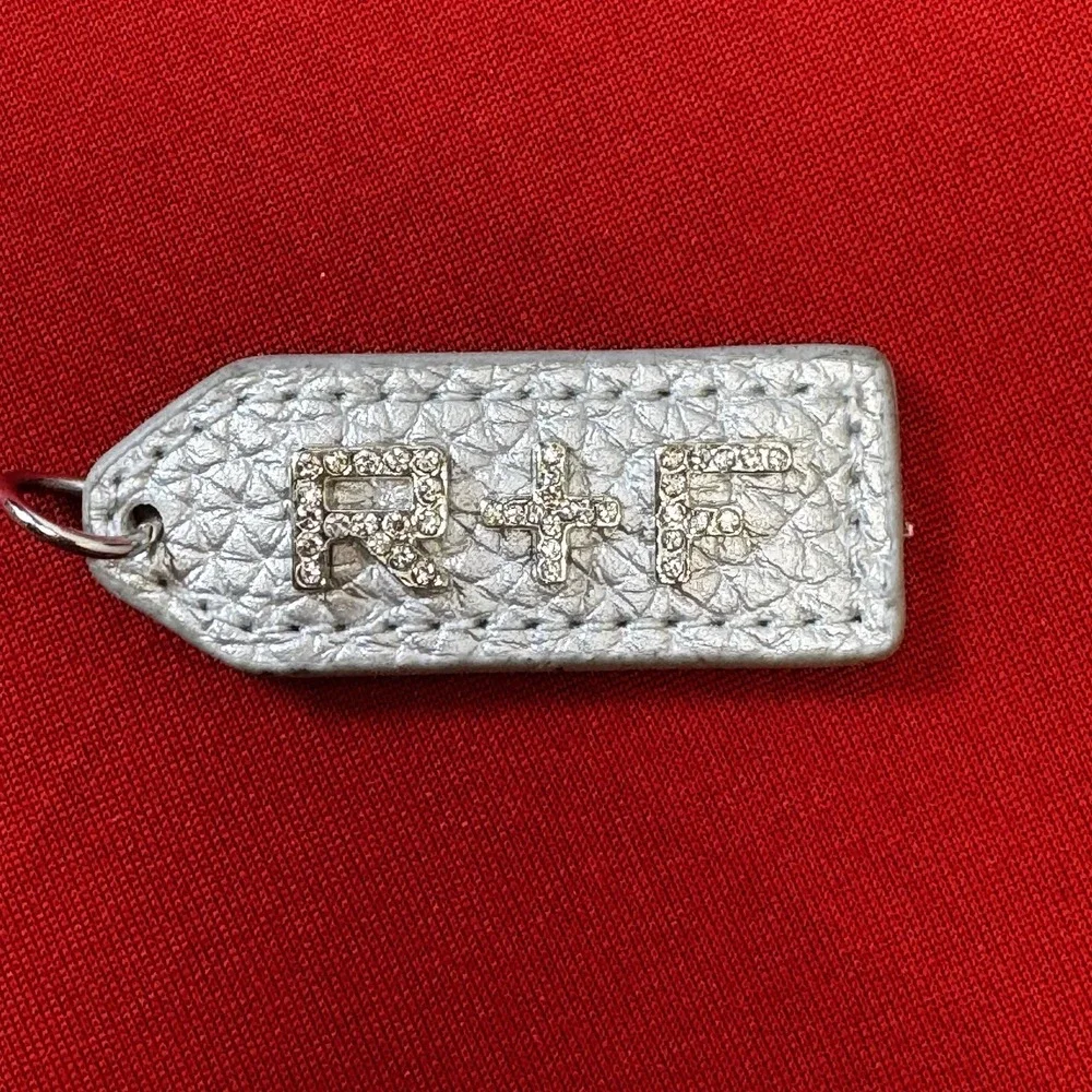 Rodan & Fields Silver Bag Charm With‎ Crystal Embellishments